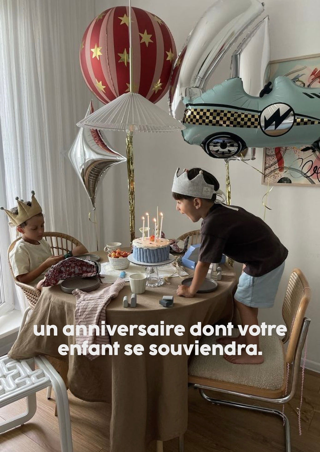 Prestation décoration anniversaire enfant