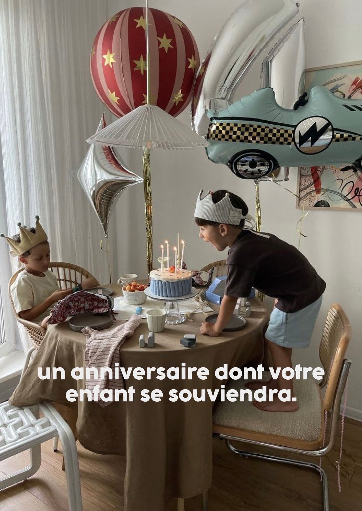 Prestation décoration anniversaire enfant