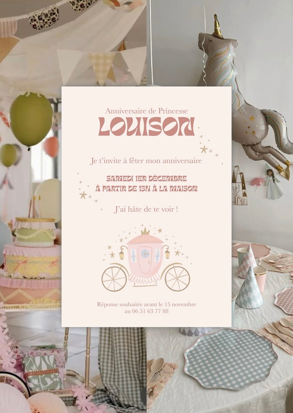 Prestation décoration anniversaire enfant